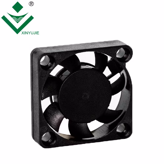 Motor de ventilador médico de color negro de la máquina 5V 12V DC con aspa del ventilador